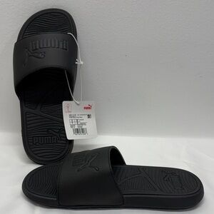 Puma Men's Slide Sandals Puma Cool Cat 2.0 slides PUMA Black-PUMA size 7 new